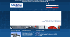 Desktop Screenshot of goldoni-progetti.it